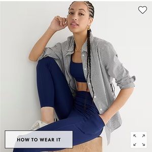 JCrew active leggings blue medium